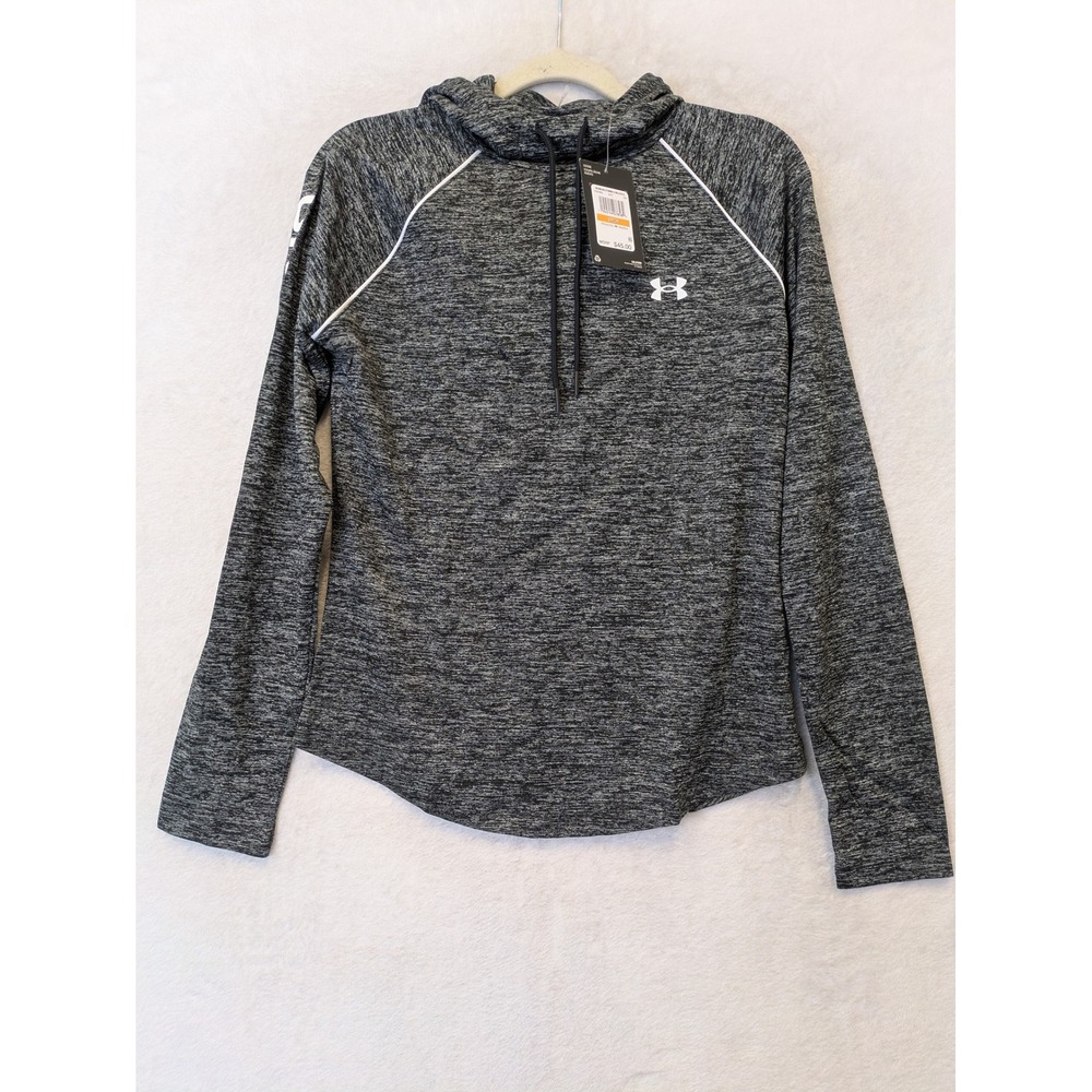 Under Armour Women's Size S Velocity WM‎ Hoodie Gray Heather Space Dye